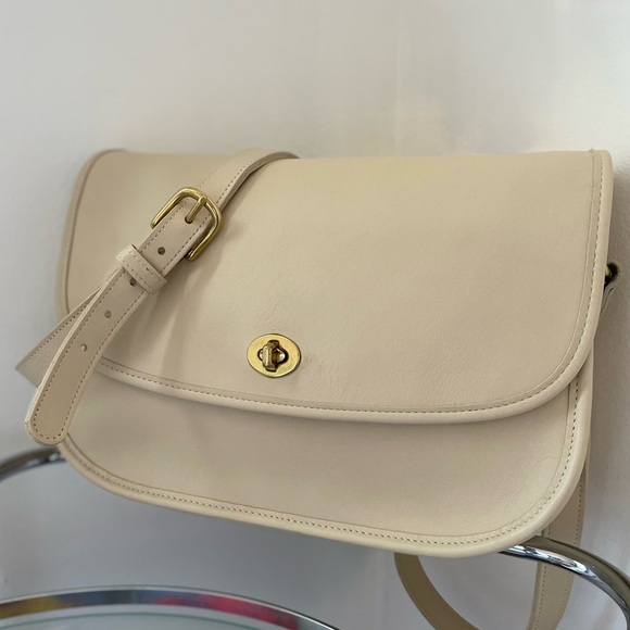 Like new Vintage Coach "Bone Tan" City Bag #9790 Bone 1994 USA - Picture 3 of 16